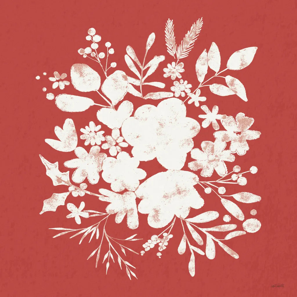 Festive Blooms V by Anne Tavoletti. SKU 97836a. Archival Giclee Fine art print for wall decor.