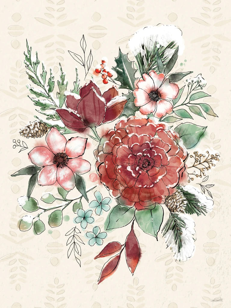 Festive Blooms VI by Anne Tavoletti