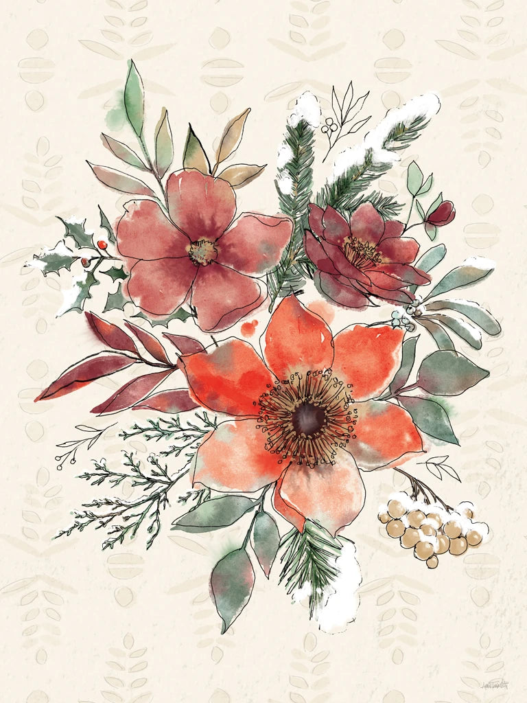 Festive Blooms VII by Anne Tavoletti