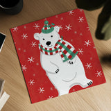 Festive Christmas III by Anne Tavoletti. Shown as a detailed flat fine art print, highlighting archival giclee quality. Available as an archival giclee rolled canvas, fine art paper, or poster print. SKU 91702a.
