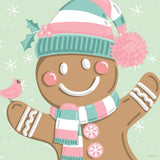 Festive Christmas VIII Pastel by Anne Tavoletti. SKU 95279a. Archival Giclee Fine art print for wall decor.