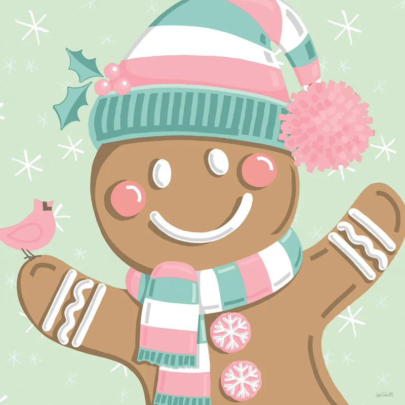 Festive Christmas VIII Pastel by Anne Tavoletti. SKU 95279a. Archival Giclee Fine art print for wall decor.