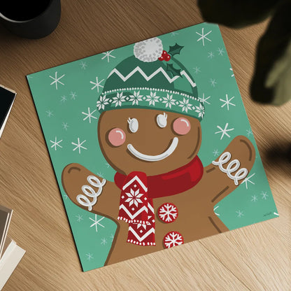 Festive Christmas XIII by Anne Tavoletti. Shown as a detailed flat fine art print, highlighting archival giclee quality. Available as an archival giclee rolled canvas, fine art paper, or poster print. SKU 97588a.