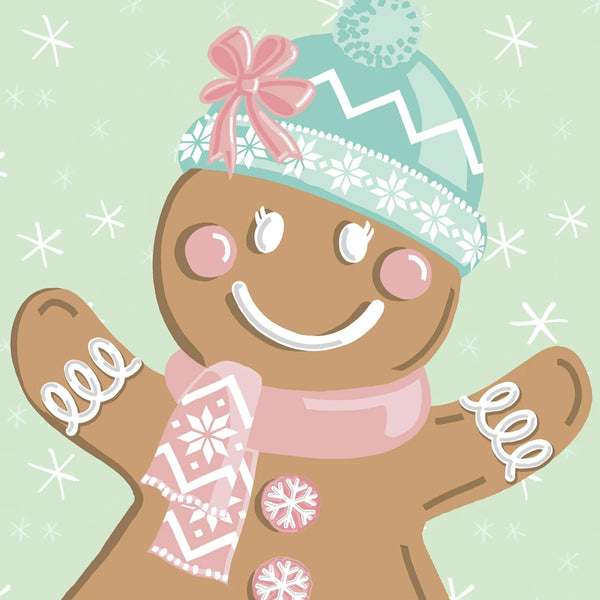 Festive Christmas XIII Pastel Green by Anne Tavoletti