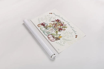 Festive Foliage I by Anne Tavoletti. shown as a rolled paper print. Available as archival giclee rolled canvas, fine art paper, or poster print. SKU 35030i.