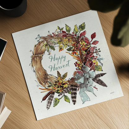 Festive Foliage V by Anne Tavoletti. Shown as a detailed flat fine art print, highlighting archival giclee quality. Available as an archival giclee rolled canvas, fine art paper, or poster print. SKU 35034a.