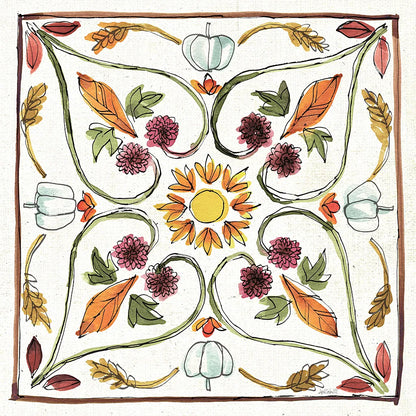 Festive Foliage VI by Anne Tavoletti. SKU 35035a. Archival Giclee Fine art print for wall decor.