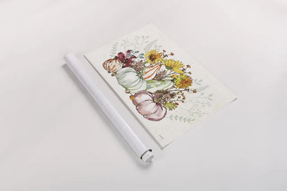 Festive Foliage XI by Anne Tavoletti. shown as a rolled paper print. Available as archival giclee rolled canvas, fine art paper, or poster print. SKU 35873i.