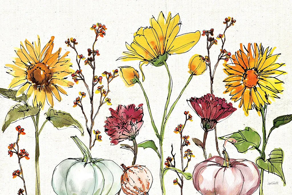 Festive Foliage XII by Anne Tavoletti. SKU 35874i. Archival Giclee Fine art print for wall decor.