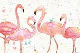 Flamingo Fever I by Anne Tavoletti. SKU 21106i. Archival Giclee Fine art print for wall decor.