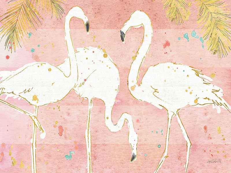 Flamingo Fever IV by Anne Tavoletti