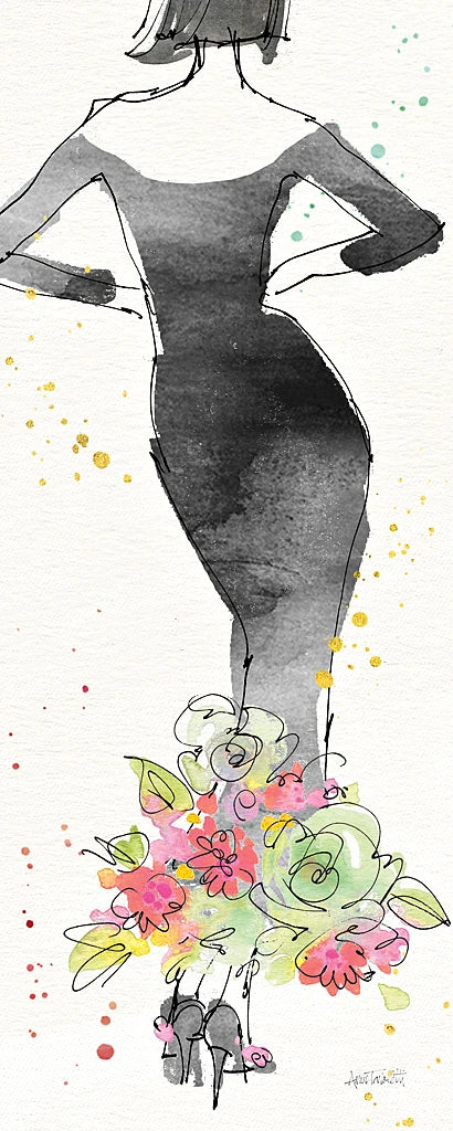 Floral Fashion I by Anne Tavoletti