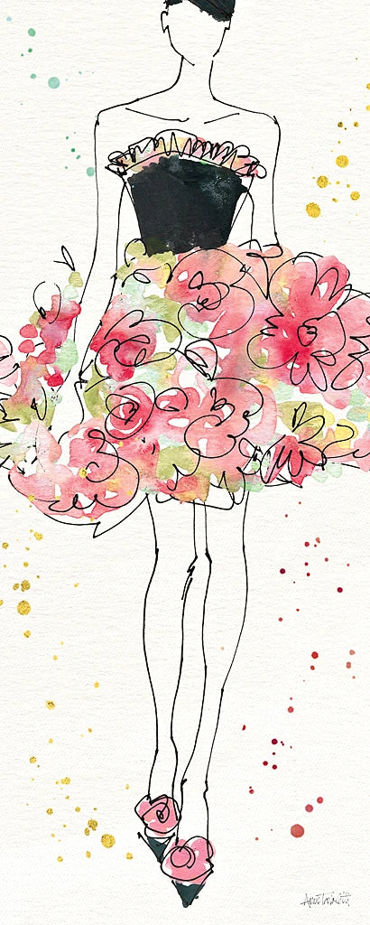 Floral Fashion II by Anne Tavoletti