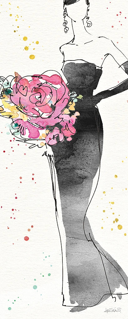 Floral Fashion III by Anne Tavoletti