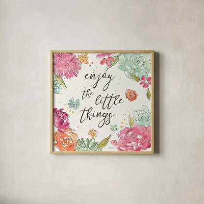 Floral Fashion V by Anne Tavoletti. Shown in a natural wood glass frame for a timeless modern aesthetic. Available as an archival giclee rolled canvas, fine art paper, or poster print. SKU 29912a.