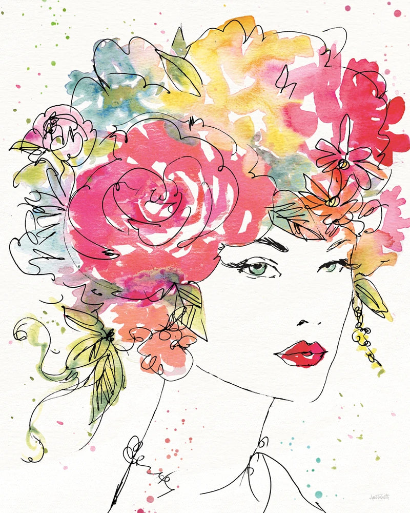 Floral Figures I by Anne Tavoletti