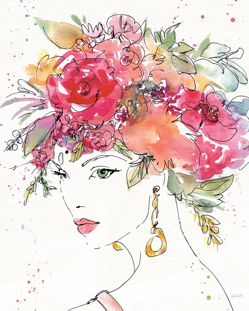 Floral Figures II by Anne Tavoletti