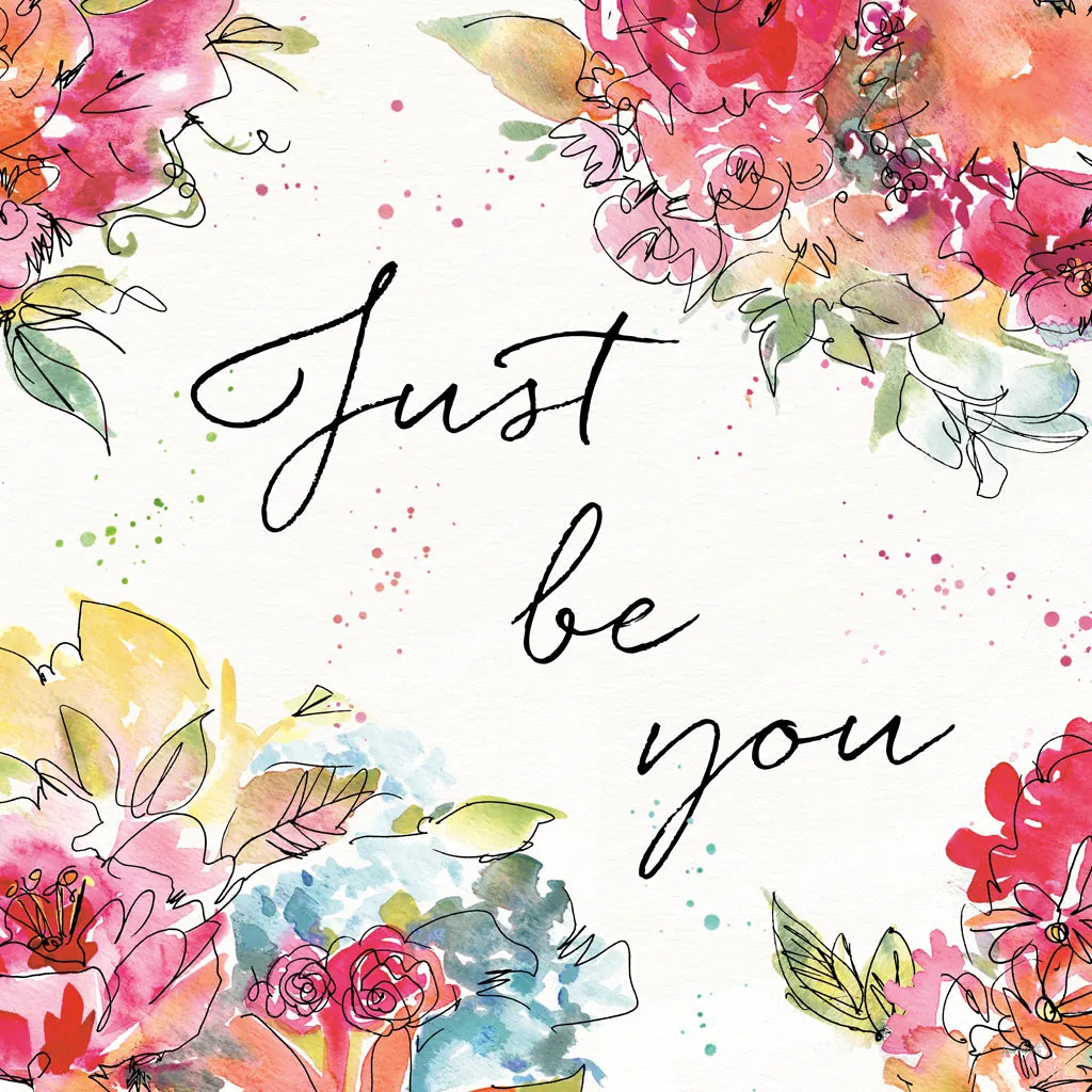 Floral Figures IX by Anne Tavoletti. SKU 54635a. Archival Giclee Fine art print for wall decor.