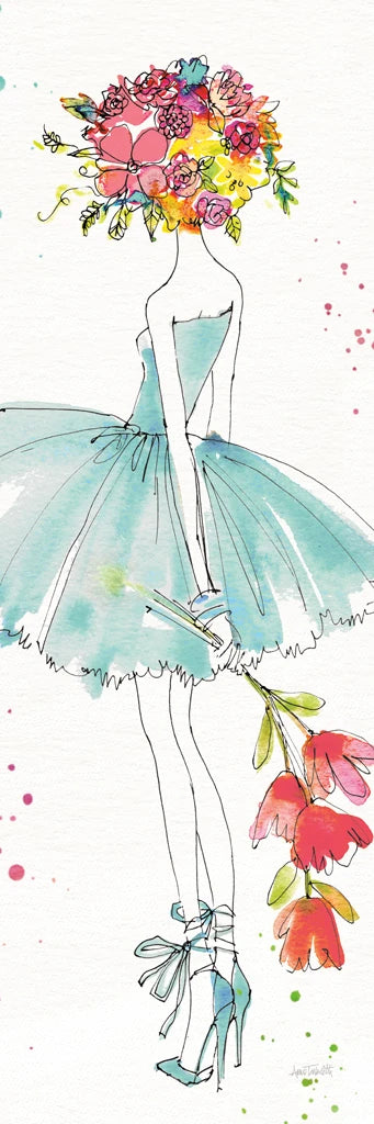Floral Figures VI Crop by Anne Tavoletti