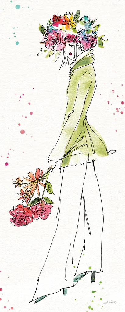 Floral Figures VII by Anne Tavoletti