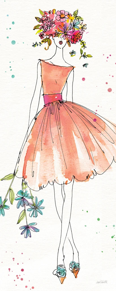 Floral Figures VIII by Anne Tavoletti