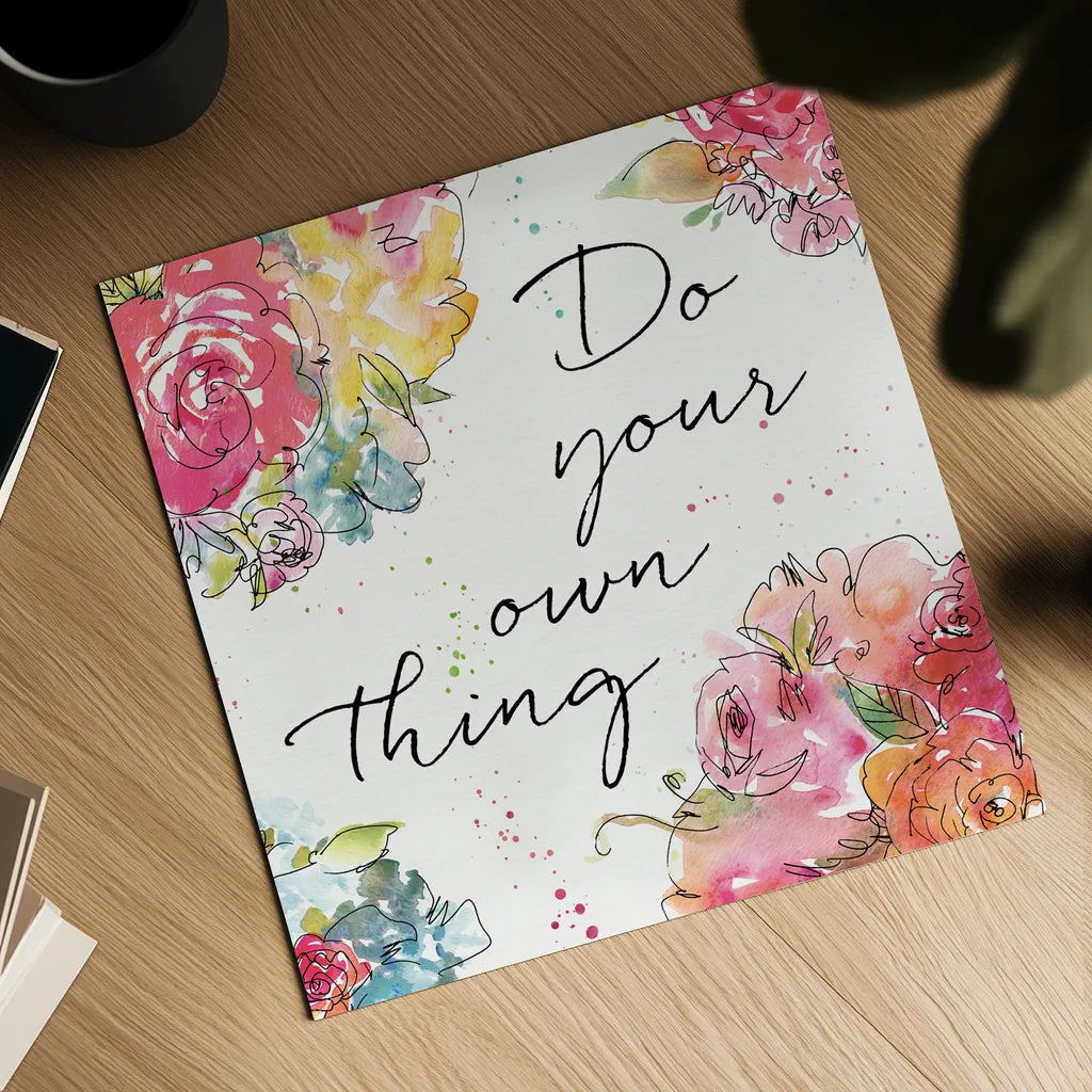 Floral Figures X by Anne Tavoletti. Shown as a detailed flat fine art print, highlighting archival giclee quality. Available as an archival giclee rolled canvas, fine art paper, or poster print. SKU 54636a.