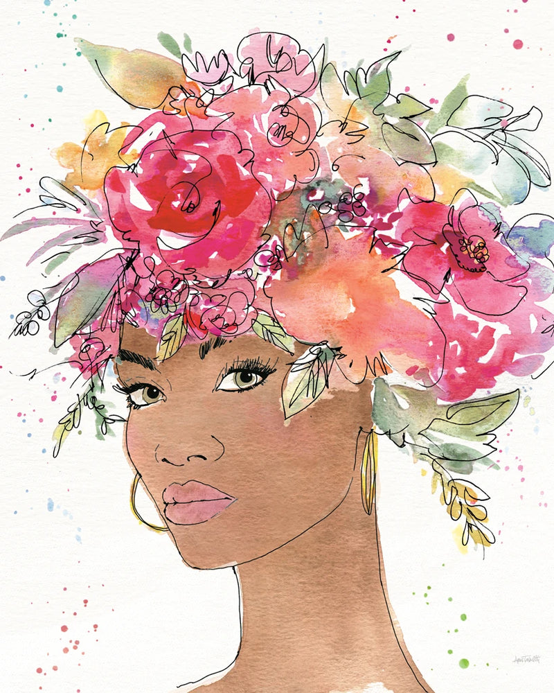 Floral Figures XI by Anne Tavoletti