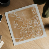 Flower Bundle by Anne Tavoletti. Shown as a detailed flat fine art print, highlighting archival giclee quality. Available as an archival giclee rolled canvas, fine art paper, or poster print. SKU 97377a.