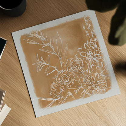 Flower Bundle by Anne Tavoletti. Shown as a detailed flat fine art print, highlighting archival giclee quality. Available as an archival giclee rolled canvas, fine art paper, or poster print. SKU 97377a.