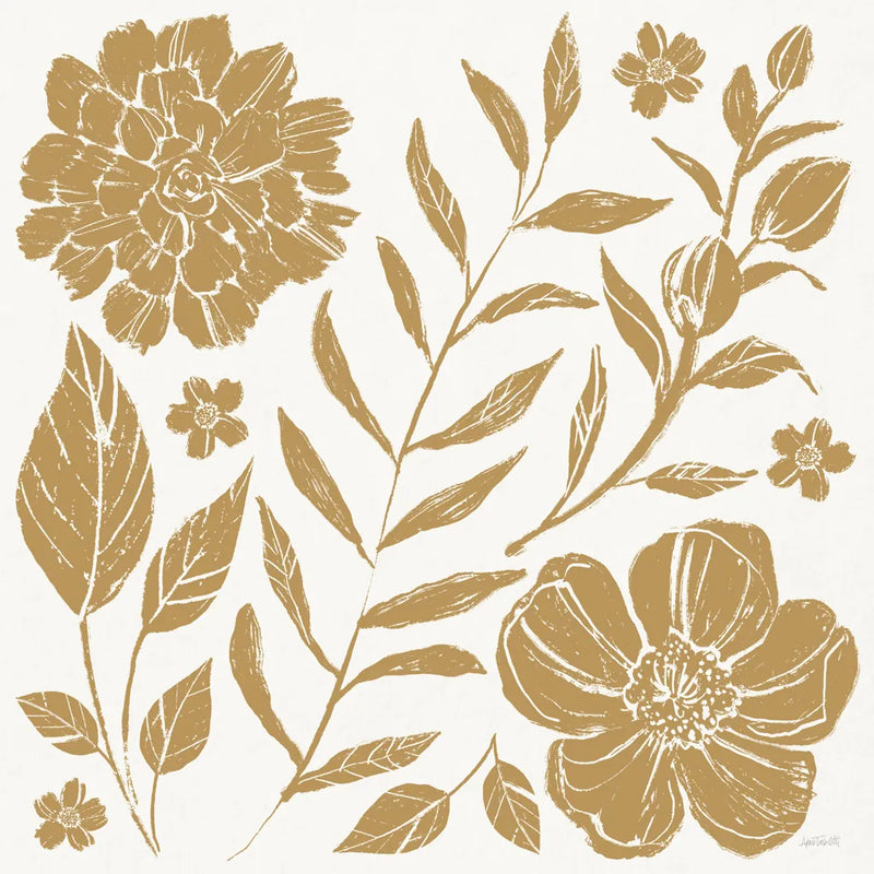 Flower Fest I Mono by Anne Tavoletti. SKU 98433a. Archival Giclee Fine art print for wall decor.