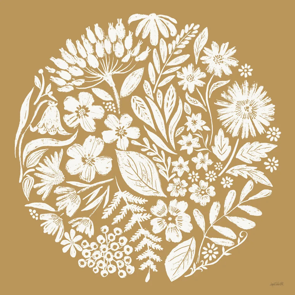 Flower Fest III by Anne Tavoletti. SKU 98436a. Archival Giclee Fine art print for wall decor.