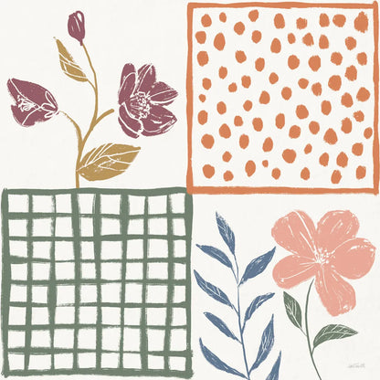 Flower Fest VI by Anne Tavoletti. SKU 98439a. Archival Giclee Fine art print for wall decor.