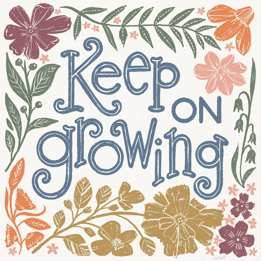 Flower Fest VII by Anne Tavoletti. SKU 98440a. Archival Giclee Fine art print for wall decor.