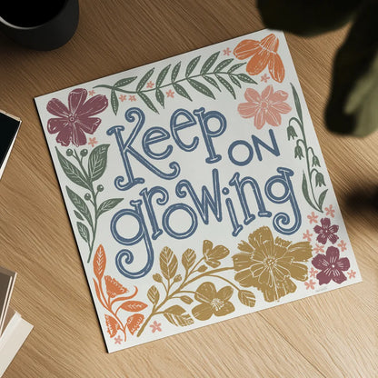 Flower Fest VII by Anne Tavoletti. Shown as a detailed flat fine art print, highlighting archival giclee quality. Available as an archival giclee rolled canvas, fine art paper, or poster print. SKU 98440a.