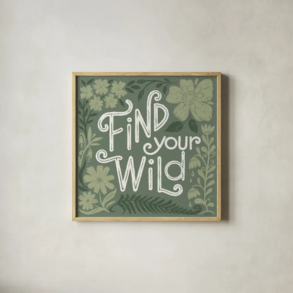 Flower Fest VIII Mono by Anne Tavoletti. Shown in a natural wood glass frame for a timeless modern aesthetic. Available as an archival giclee rolled canvas, fine art paper, or poster print. SKU 98443a.