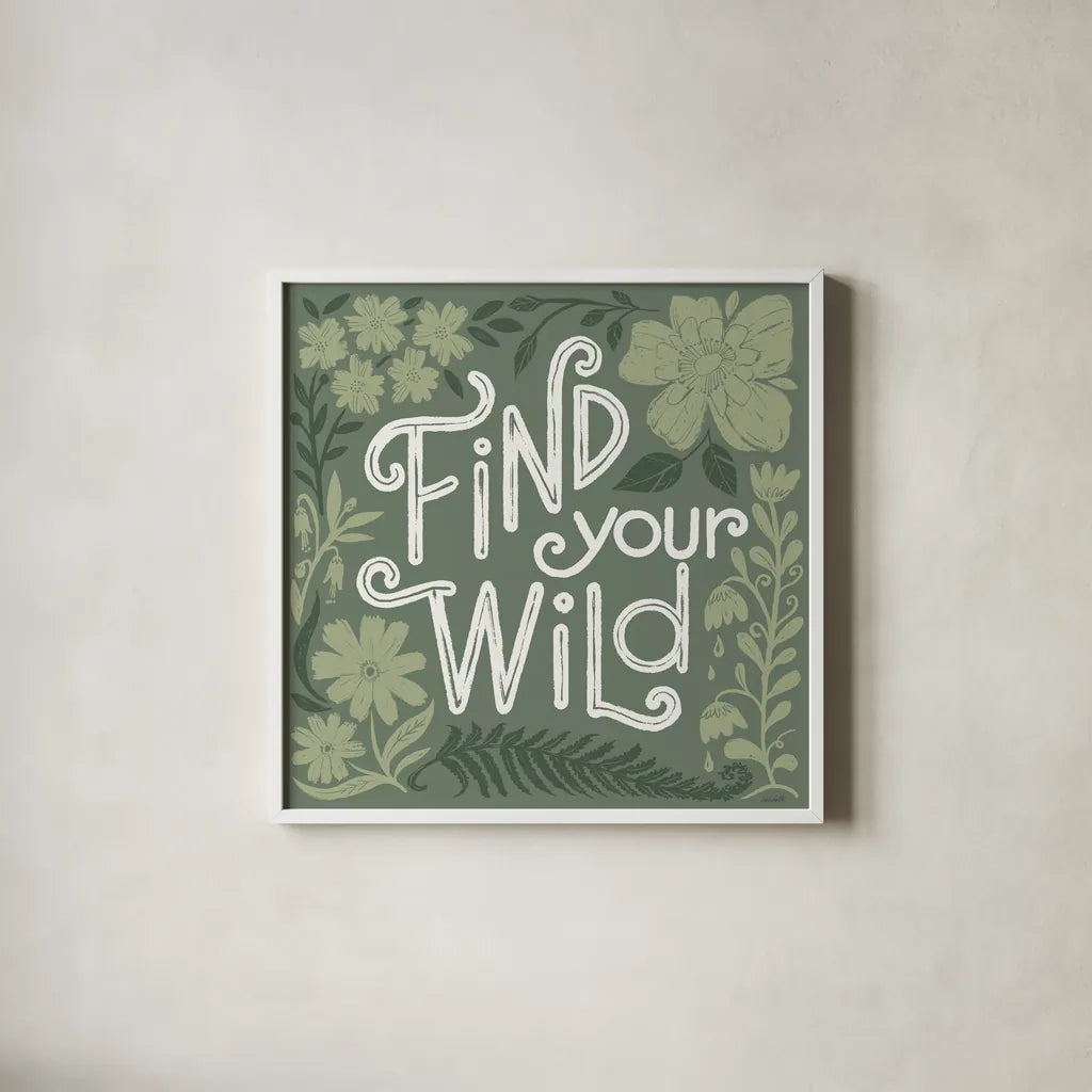 Flower Fest VIII Mono by Anne Tavoletti. Shown in a crisp white glass frame for a clean and minimalist style. Available as an archival giclee rolled canvas, fine art paper, or poster print. SKU 98443a.