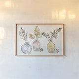 Fresh Farmhouse I by Anne Tavoletti. shown as a paper print in a natural frame. Available as a archival giclee rolled canvas, fine art paper, or poster print. SKU 77567i.