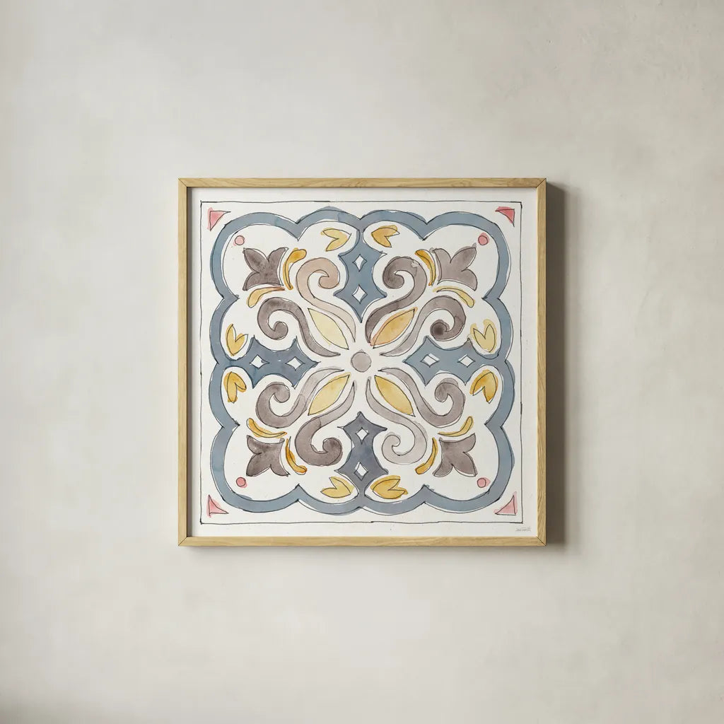 Fresh Farmhouse XIV by Anne Tavoletti. Shown in a natural wood glass frame for a timeless modern aesthetic. Available as an archival giclee rolled canvas, fine art paper, or poster print. SKU 77580a.