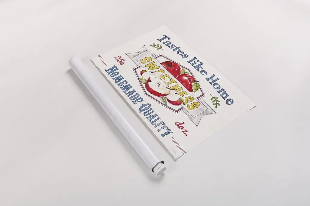 Fruit Stand I by Anne Tavoletti. shown as a rolled paper print. Available as archival giclee rolled canvas, fine art paper, or poster print. SKU 53343i.