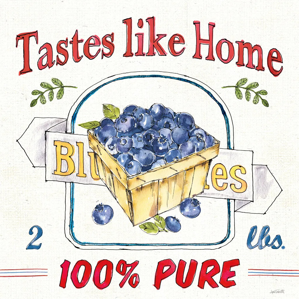 Fruit Stand IV by Anne Tavoletti. SKU 53346a. Archival Giclee Fine art print for wall decor.