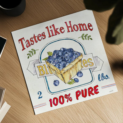 Fruit Stand IV by Anne Tavoletti. Shown as a detailed flat fine art print, highlighting archival giclee quality. Available as an archival giclee rolled canvas, fine art paper, or poster print. SKU 53346a.