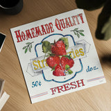 Fruit Stand V by Anne Tavoletti. Shown as a detailed flat fine art print, highlighting archival giclee quality. Available as an archival giclee rolled canvas, fine art paper, or poster print. SKU 53347a.