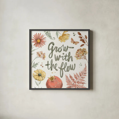 Full Bloom VI by Anne Tavoletti. Shown in a sleek black glass frame for a contemporary gallery look. Available as an archival giclee rolled canvas, fine art paper, or poster print. SKU 90011a.