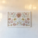 Full Bloom VIII by Anne Tavoletti. shown as a paper print in a white frame. Available as a archival giclee rolled canvas, fine art paper, or poster print. SKU 90013i.