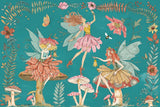 Garden Fairies Blue I by Anne Tavoletti. SKU 95341i. Archival Giclee Fine art print for wall decor.