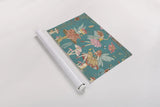 Garden Fairies Blue I by Anne Tavoletti. shown as a rolled paper print. Available as archival giclee rolled canvas, fine art paper, or poster print. SKU 95341i.