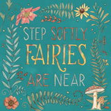 Garden Fairies Blue IX by Anne Tavoletti. SKU 95349a. Archival Giclee Fine art print for wall decor.