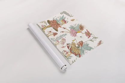 Garden Fairies II by Anne Tavoletti. shown as a rolled paper print. Available as archival giclee rolled canvas, fine art paper, or poster print. SKU 94906i.