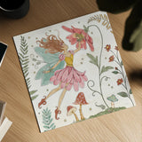 Garden Fairies V by Anne Tavoletti. Shown as a detailed flat fine art print, highlighting archival giclee quality. Available as an archival giclee rolled canvas, fine art paper, or poster print. SKU 94909a.