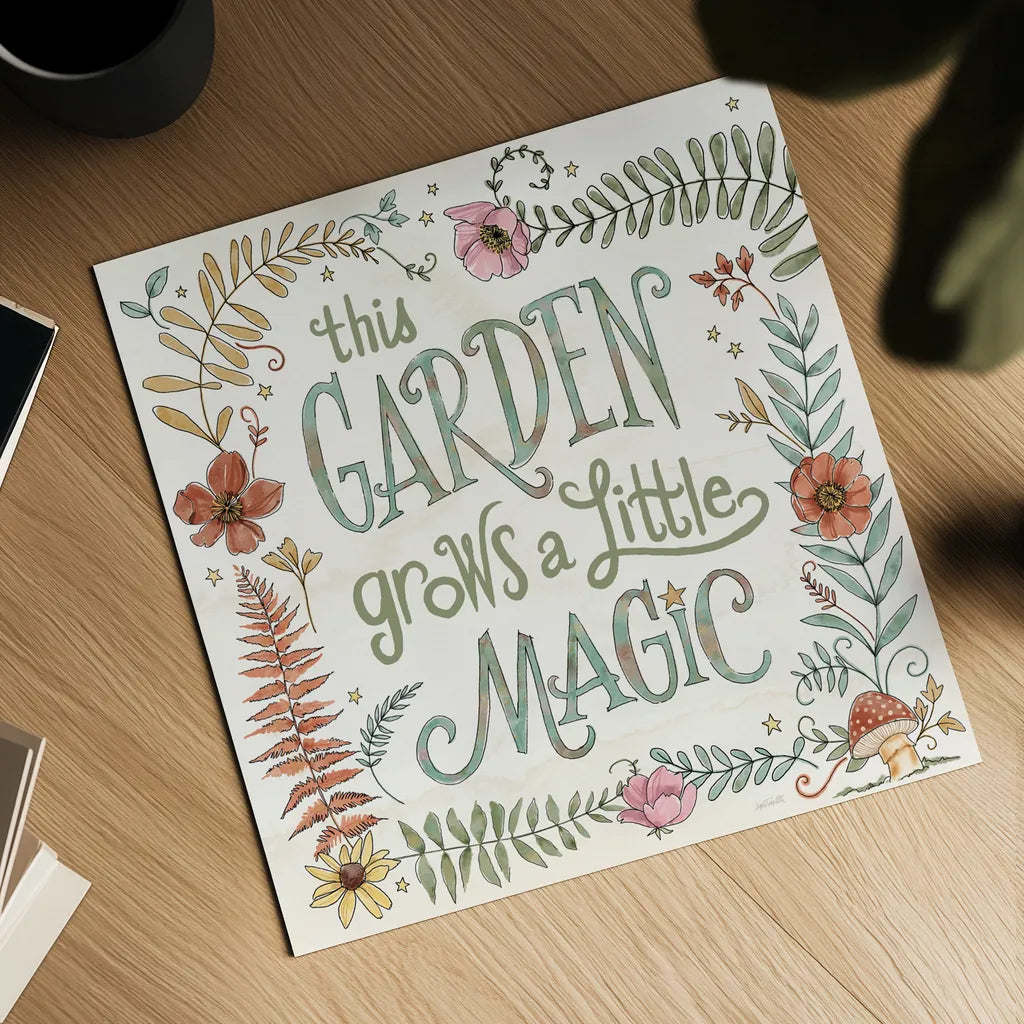 Garden Fairies VI by Anne Tavoletti. Shown as a detailed flat fine art print, highlighting archival giclee quality. Available as an archival giclee rolled canvas, fine art paper, or poster print. SKU 94910a.